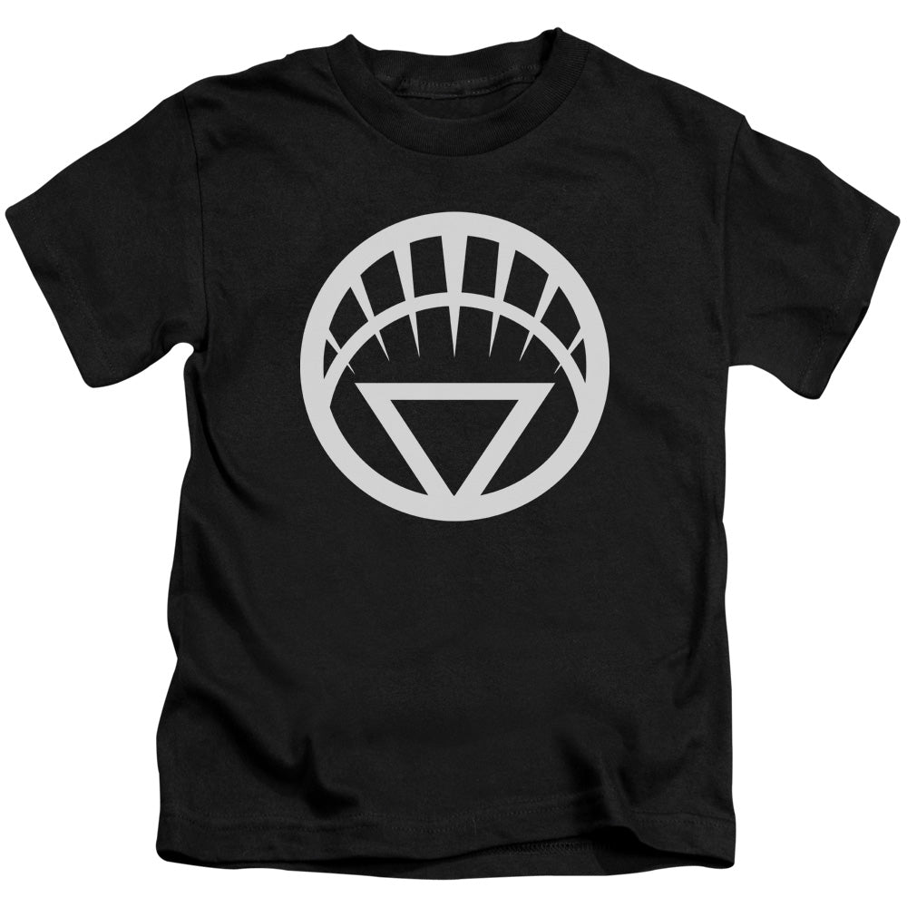 GREEN LANTERN WHITE EMBLEM - S/S JUVENILE 18/1 - BLACK - T-Shirt