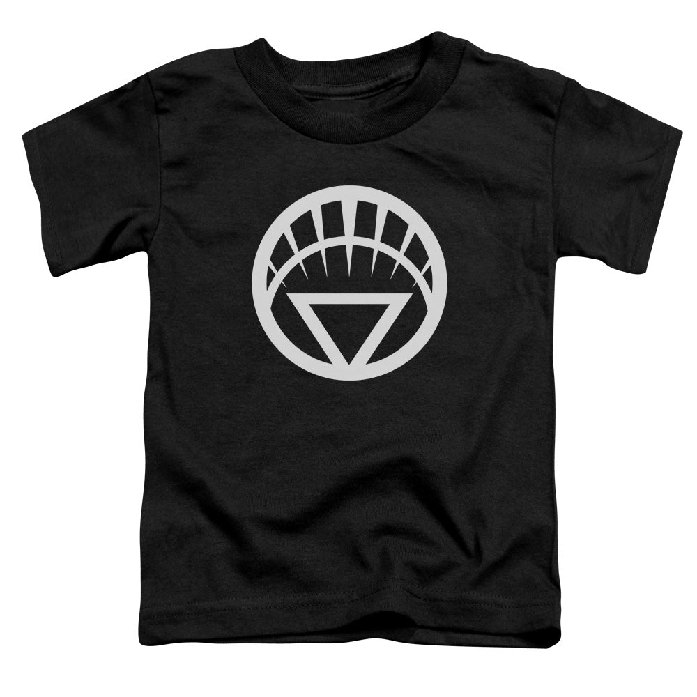 Green Lantern - White Emblem - Short Sleeve Toddler Tee - Black T-shirt