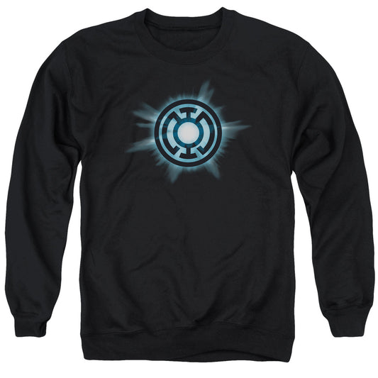 Green Lantern - Blue Glow - Adult Crewneck Sweatshirt - Black