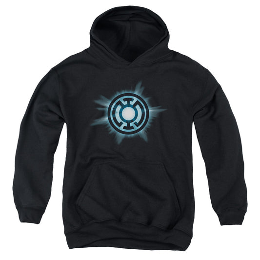 Green Lantern - Blue Glow - Youth Pull-over Hoodie - Black