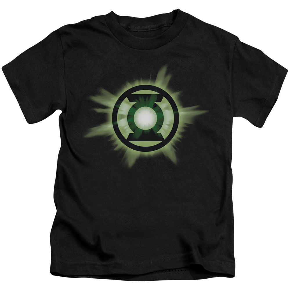GREEN LANTERN GREEN GLOW - S/S JUVENILE 18/1 - BLACK - T-Shirt