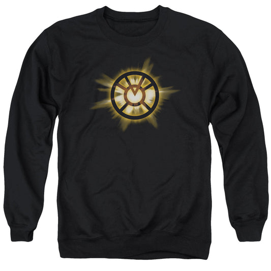 Green Lantern - Orange Glow - Adult Crewneck Sweatshirt - Black