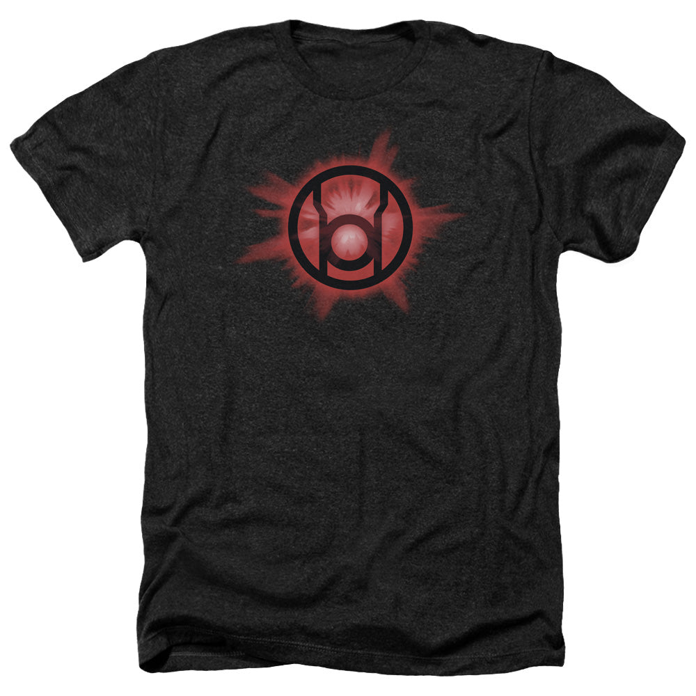 Green Lantern - Red Glow - Adult Heather - Black