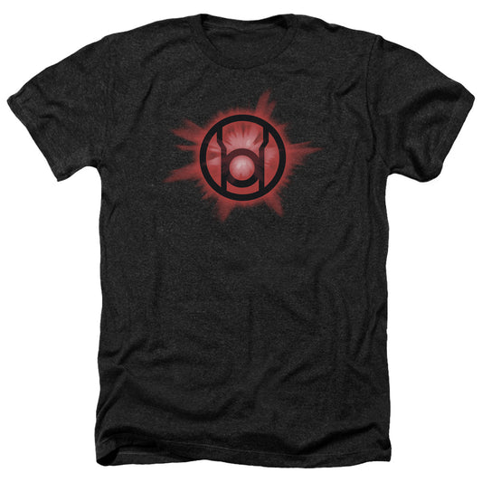 Green Lantern - Red Glow - Adult Heather - Black