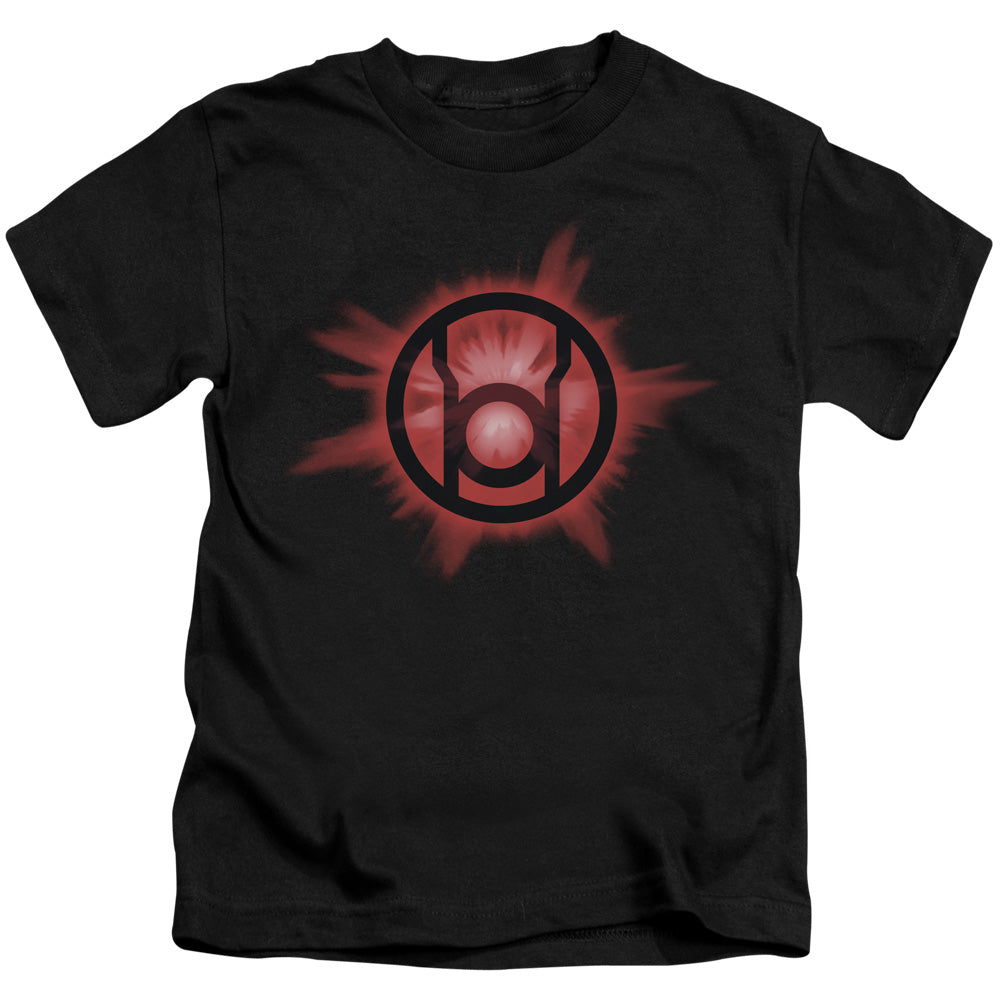 GREEN LANTERN RED GLOW - S/S JUVENILE 18/1 - BLACK - T-Shirt