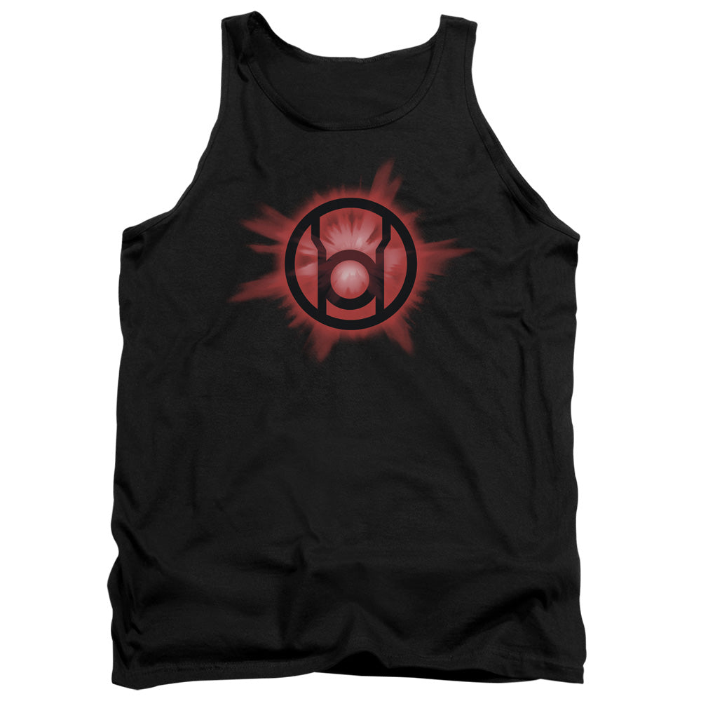 Green Lantern - Red Glow - Adult Tank - Black