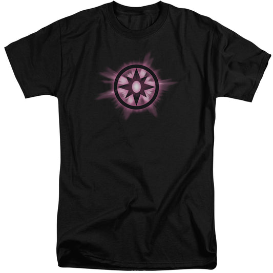 Green Lantern - Sapphire Glow - Short Sleeve Adult Tall - Black T-shirt