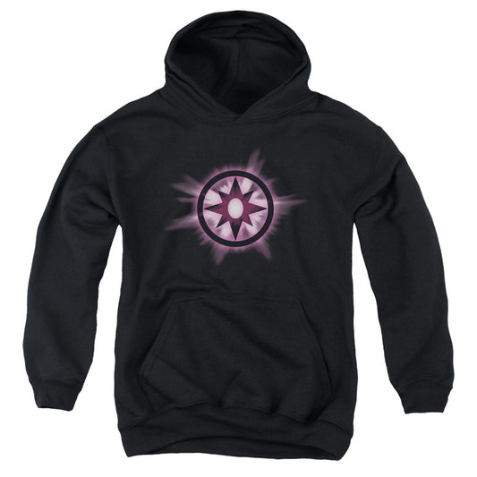 Green Lantern - Sapphire Glow - Youth Pull-over Hoodie - Black