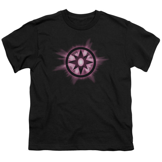 Green Lantern - Sapphire Glow - Short Sleeve Youth 18/1 - Black T-shirt