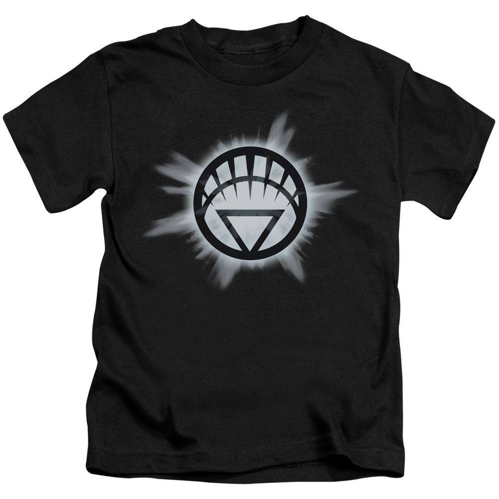 GREEN LANTERN WHITE GLOW - S/S JUVENILE 18/1 - BLACK - T-Shirt