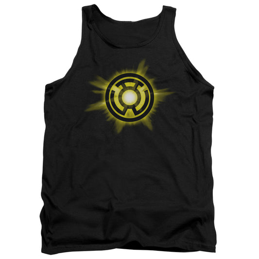 Green Lantern - Yellow Glow - Adult Tank - Black