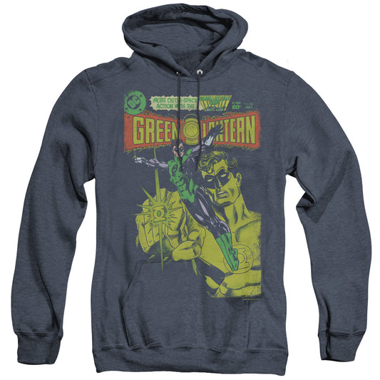 Green Lantern - Vintage Cover - Adult Heather Hoodie - Navy
