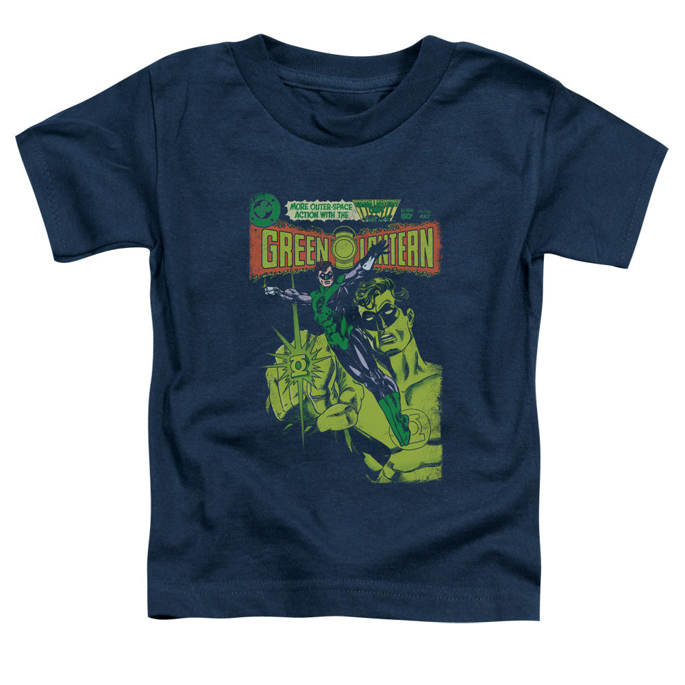 Green Lantern - Vintage Cover - Short Sleeve Toddler Tee - Navy T-shirt