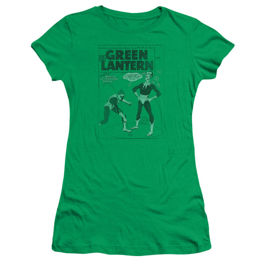 GREEN LANTERN PERILOUS TRAPS - S/S JUNIOR SHEER - KELLY GREEN T-Shirt