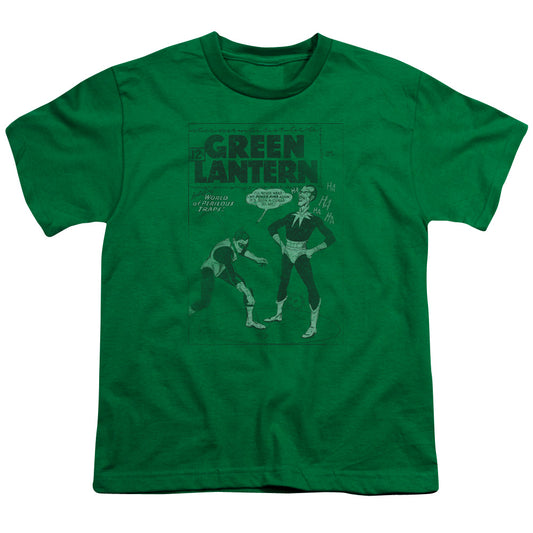 Green Lantern - Perilous Traps - Short Sleeve Youth 18/1 - Kelly Green T-shirt