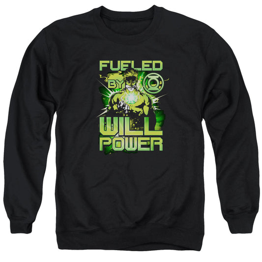 Green Lantern - Fueled - Adult Crewneck Sweatshirt - Black
