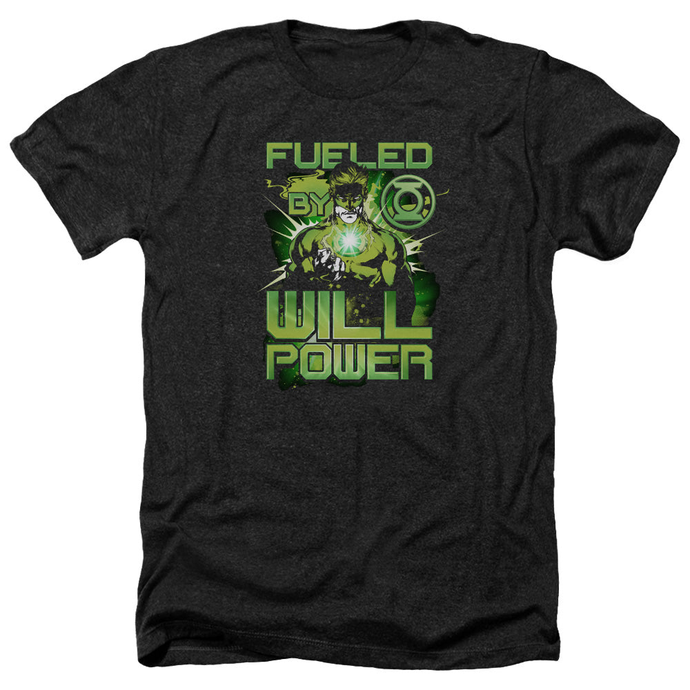 Green Lantern - Fueled - Adult Heather - Black