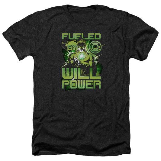 Green Lantern - Fueled - Adult Heather - Black