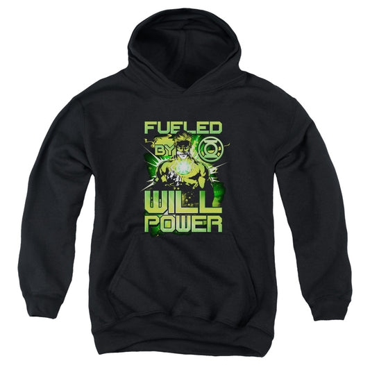 Green Lantern - Fueled - Youth Pull-over Hoodie - Black