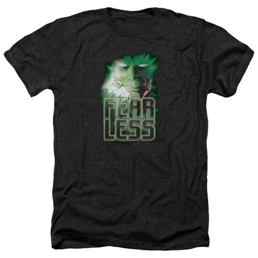 Green Lantern - Fearless - Adult Heather - Black