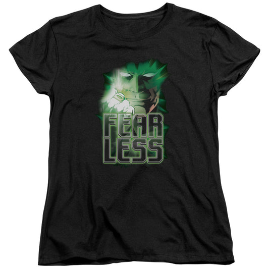 GREEN LANTERN FEARLESS - S/S WOMENS TEE - BLACK T-Shirt