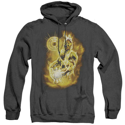 Green Lantern - Sinestro Nebula - Adult Heather Hoodie - Black
