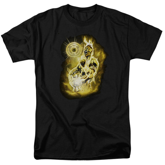 Green Lantern - Sinestro Nebula - Short Sleeve Adult 18/1 - Black T-shirt