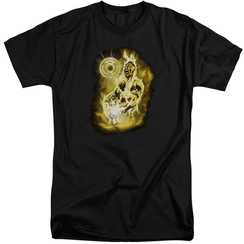 Green Lantern - Sinestro Nebula - Short Sleeve Adult Tall - Black T-shirt