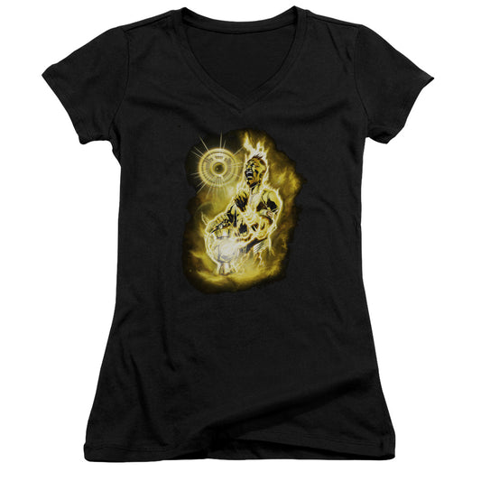 Green Lantern - Sinestro Nebula - Junior V-neck - Black