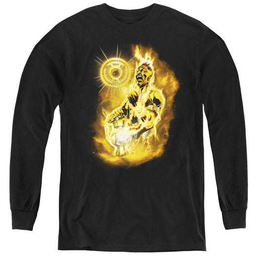 Green Lantern - Sinestro Nebula - Youth Long Sleeve Tee - Black