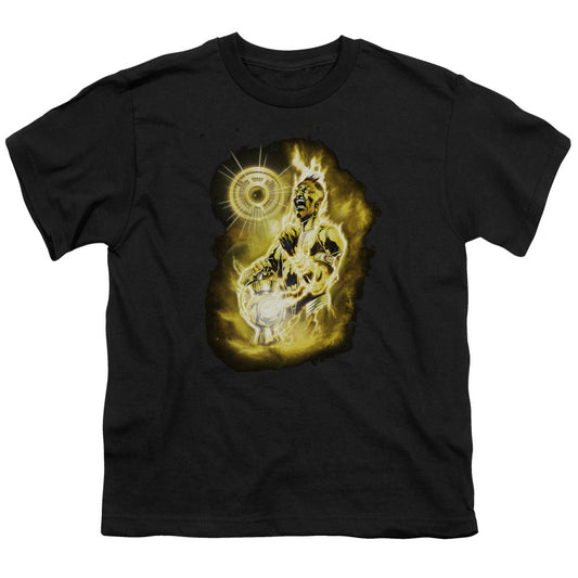 Green Lantern - Sinestro Nebula - Short Sleeve Youth 18/1 - Black T-shirt