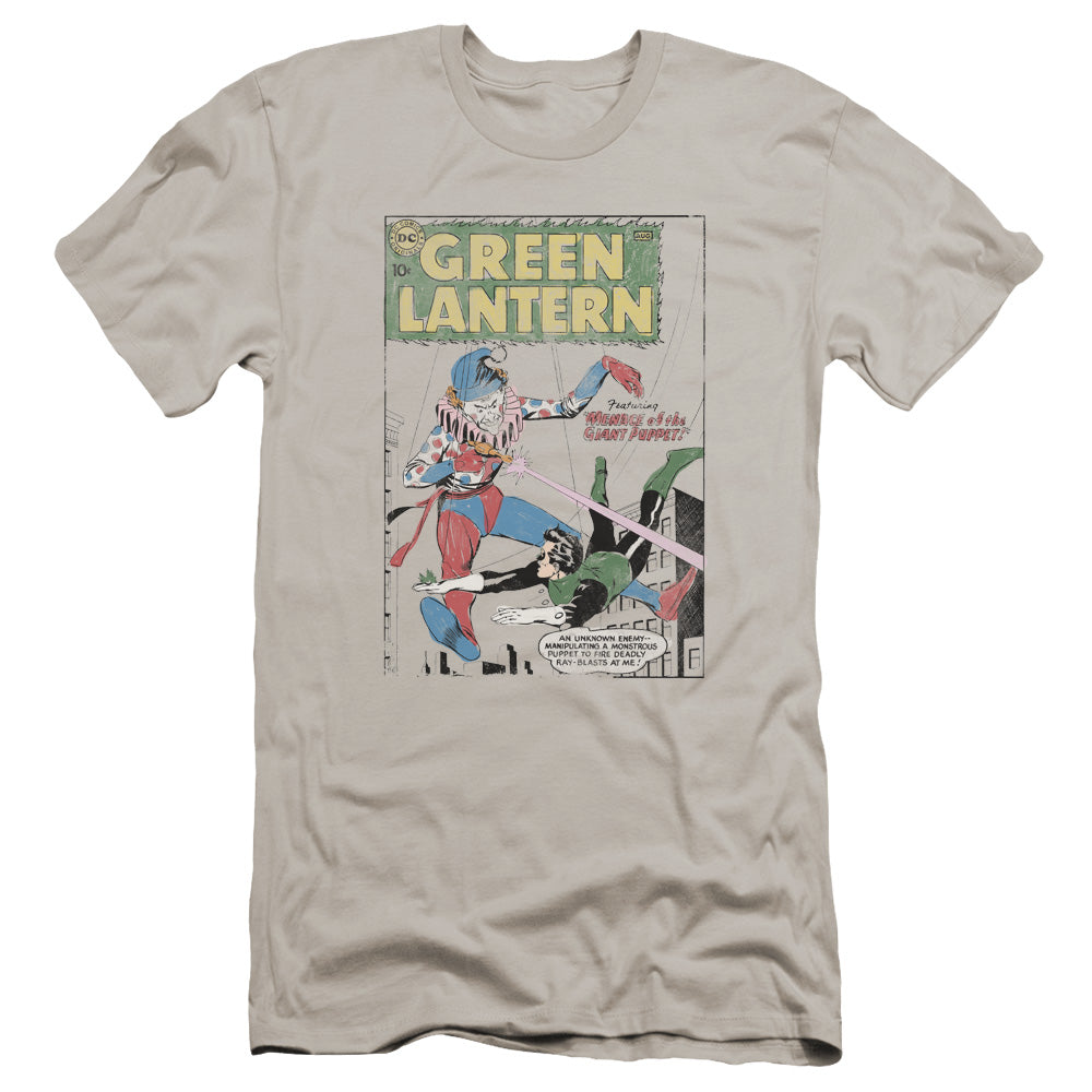 Green Lantern - Puppet Menace-premuim Canvas Adult Slim Fit 30/1 - Silver