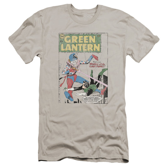 Green Lantern - Puppet Menace-premuim Canvas Adult Slim Fit 30/1 - Silver