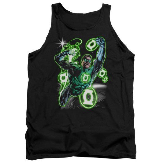 Green Lantern - Earth Sector - Adult Tank - Black