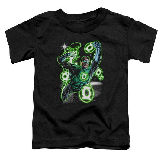 Green Lantern - Earth Sector - Short Sleeve Toddler Tee - Black T-shirt