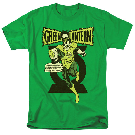 Green Lantern - Retro Oath - Short Sleeve Adult 18/1 - Kelly Green T-shirt