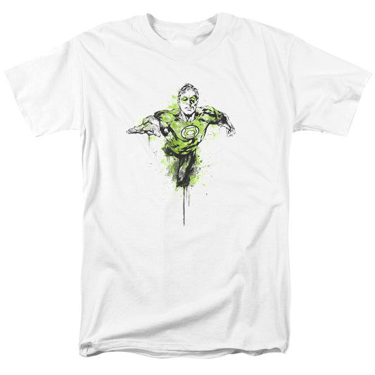 Green Lantern - Inked - Short Sleeve Adult 18/1 - White T-shirt