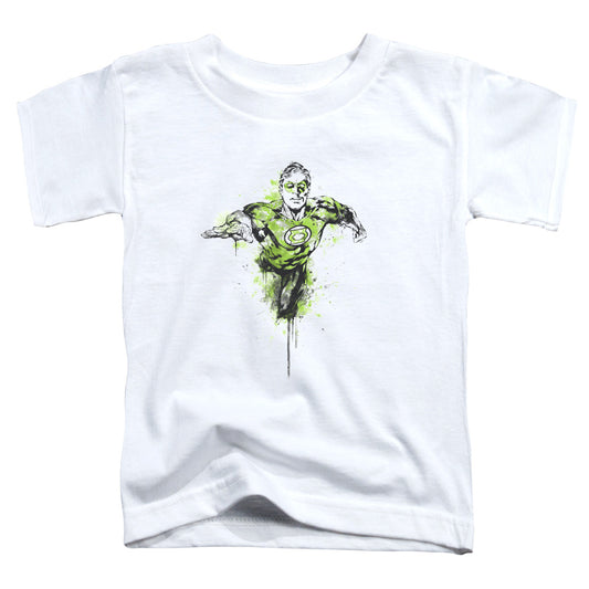 Green Lantern - Inked - Short Sleeve Toddler Tee - White T-shirt