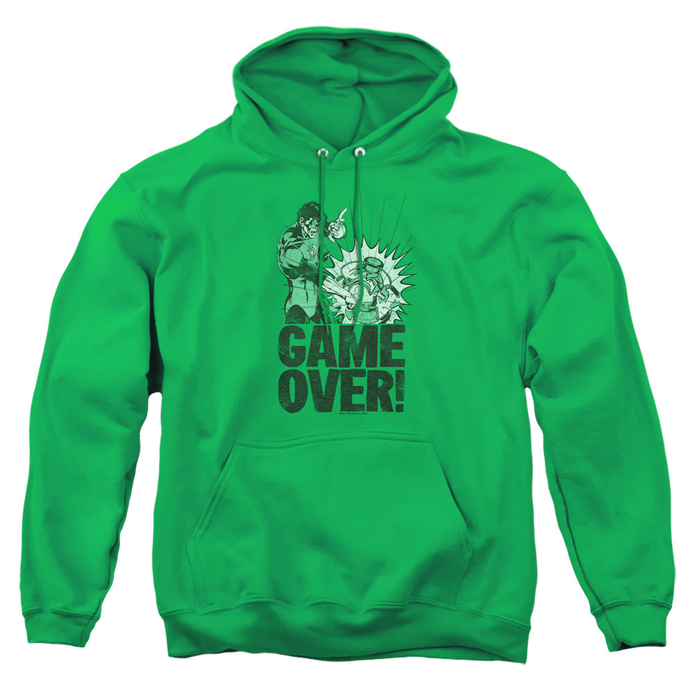 Green Lantern - Game Over - Adult Pull-over Hoodie - Kelly Green
