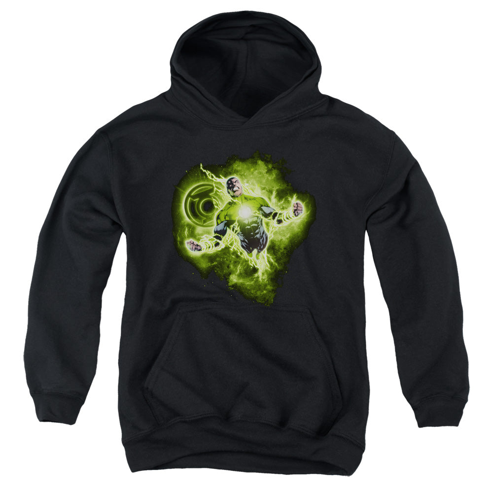 Green Lantern - Lantern Nebula - Youth Pull-over Hoodie - Black