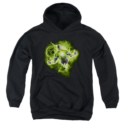 Green Lantern - Lantern Nebula - Youth Pull-over Hoodie - Black