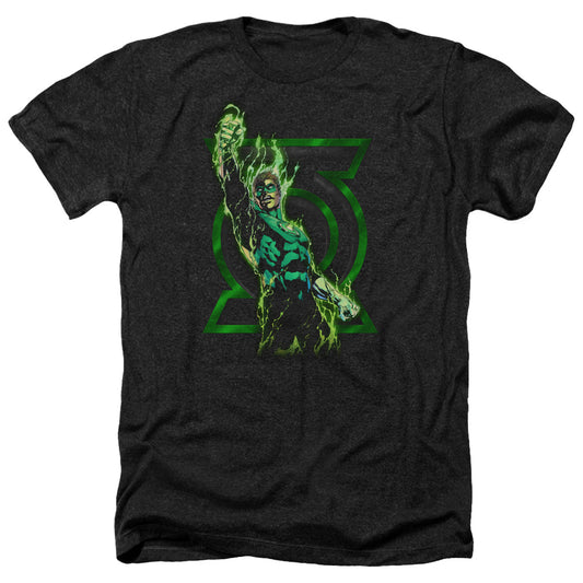 Green Lantern - Fully Charged - Adult Heather - Black