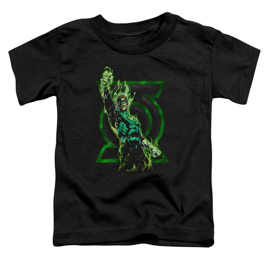 Green Lantern - Fully Charged - Short Sleeve Toddler Tee - Black T-shirt