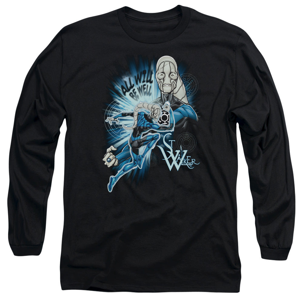 Green Lantern - Saint Walker - Long Sleeve Adult 18/1 - Black T-shirt