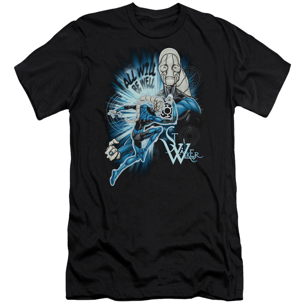 Green Lantern - Saint Walker - Short Sleeve Adult 30/1 - Black T-shirt