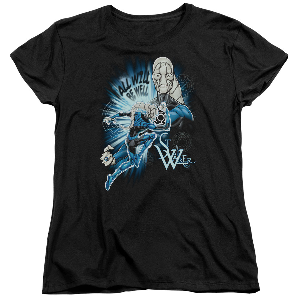 Green Lantern - Saint Walker - Short Sleeve Womens Tee - Black T-shirt