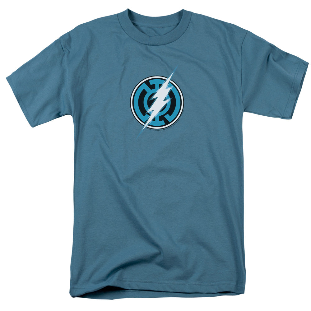 Green Lantern - Blue Lantern Flash - Short Sleeve Adult 18/1 - Slate T-shirt