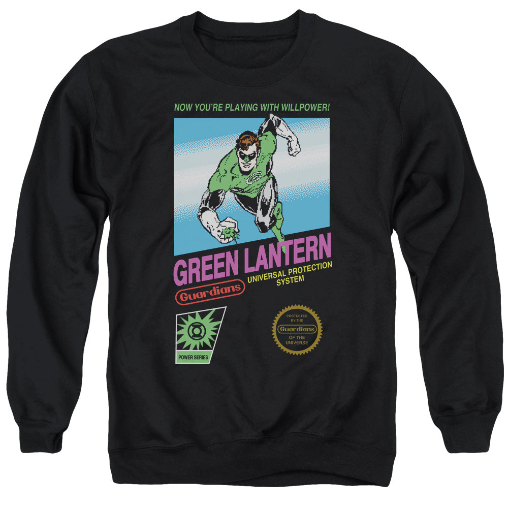 Green Lantern - Box Art - Adult Crewneck Sweatshirt - Black