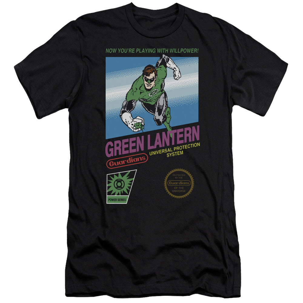 Green Lantern - Box Art - Short Sleeve Adult 30/1 - Black T-shirt