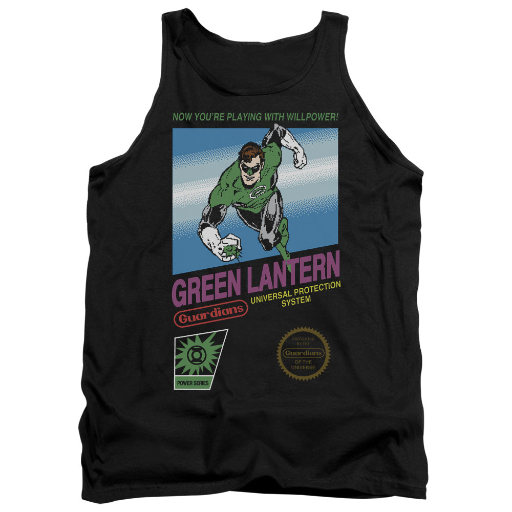 Green Lantern - Box Art - Adult Tank - Black